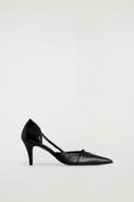 COS Strap-detail Leather Pumps