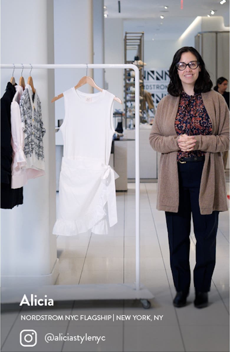 Mahlia Tie Belt Sheath Dress, sales video thumbnail