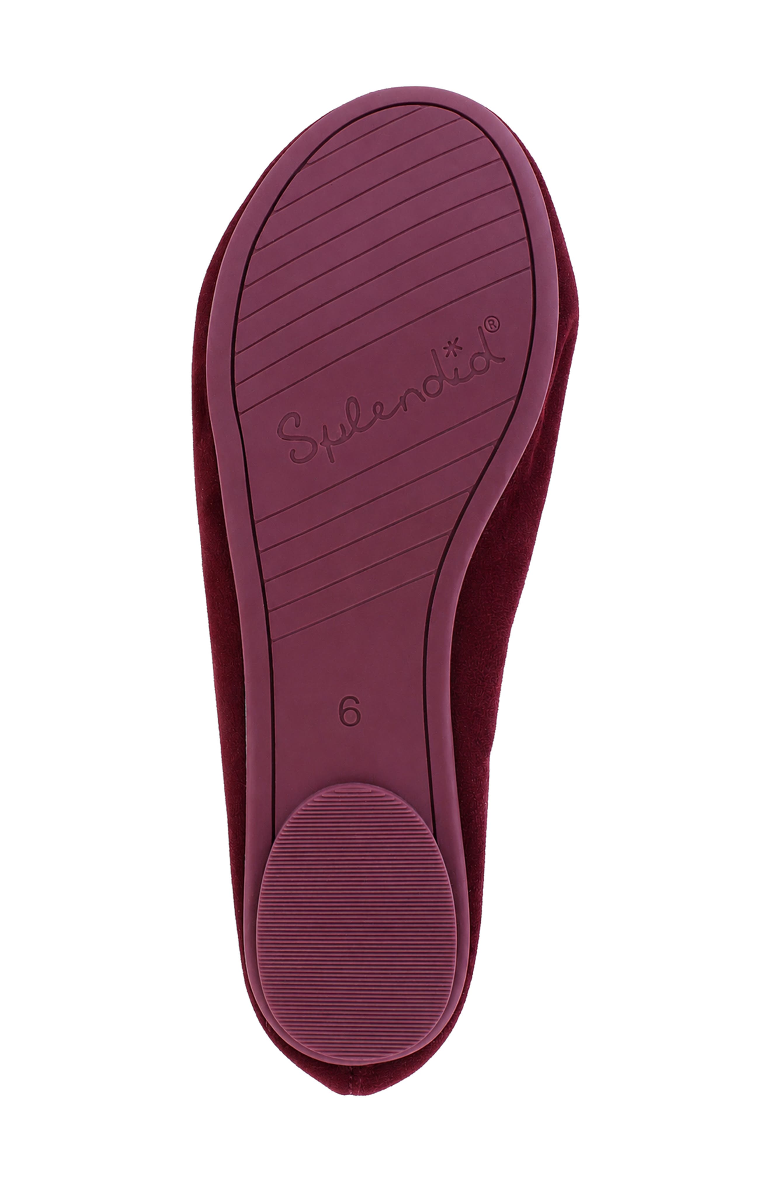 Bella Mary Jane Flat, Alternate, color, WINE