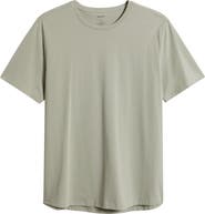 Open Edit Crewneck Stretch Cotton T-Shirt
