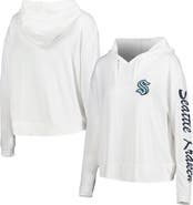CONCEPTS SPORT Women's Concepts Sport Cream Seattle Kraken Accord Hacci Long Sleeve Hoodie T-Shirt
