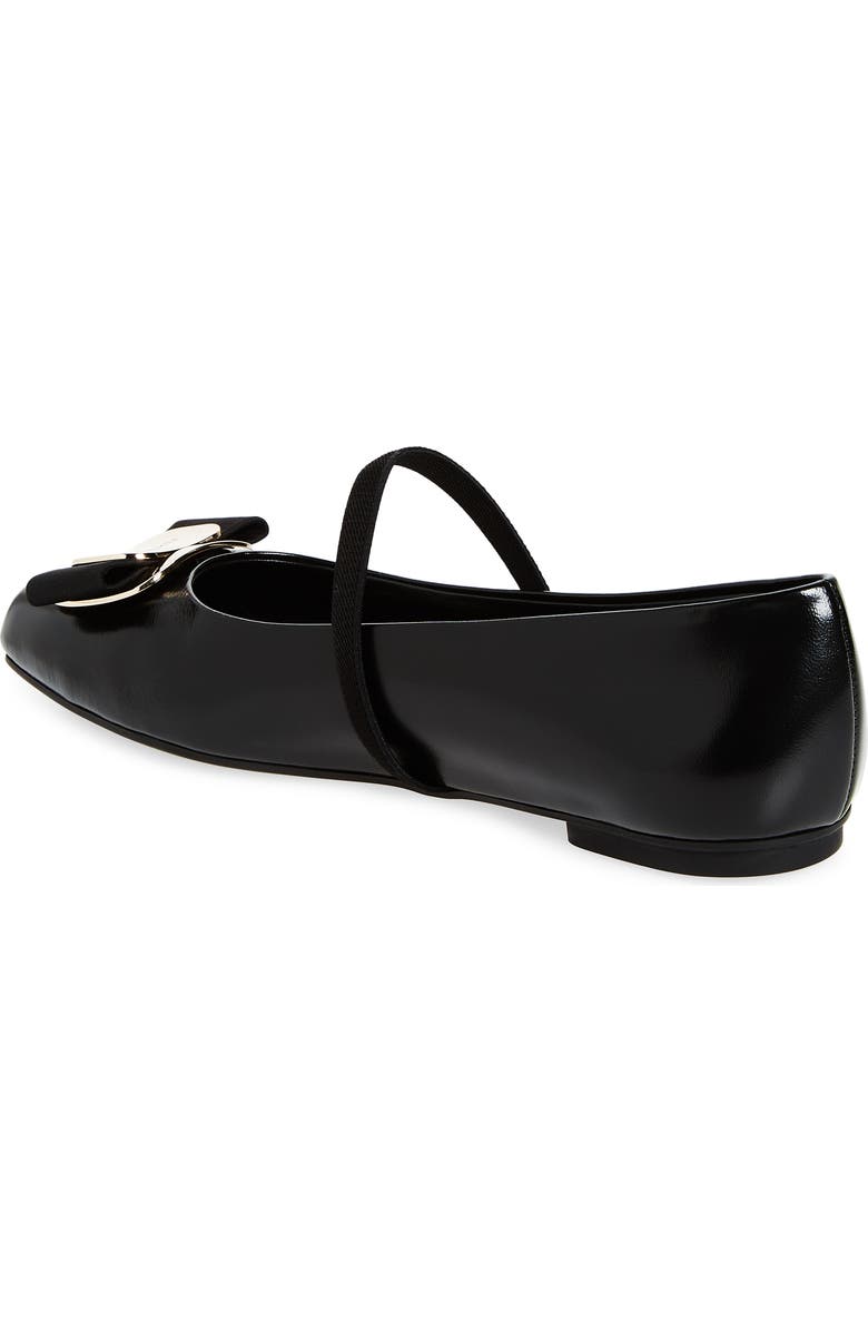 FERRAGAMO Zina Mary Jane Ballet Flat, Alternate, color, Black