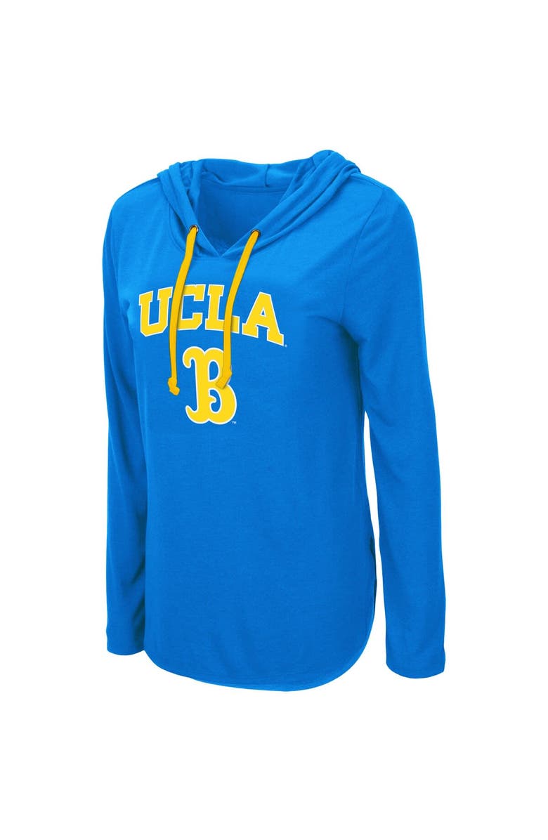 COLOSSEUM Women's Colosseum Blue UCLA Bruins My Lover Lightweight Hooded Long Sleeve T-Shirt, Alternate, color, 