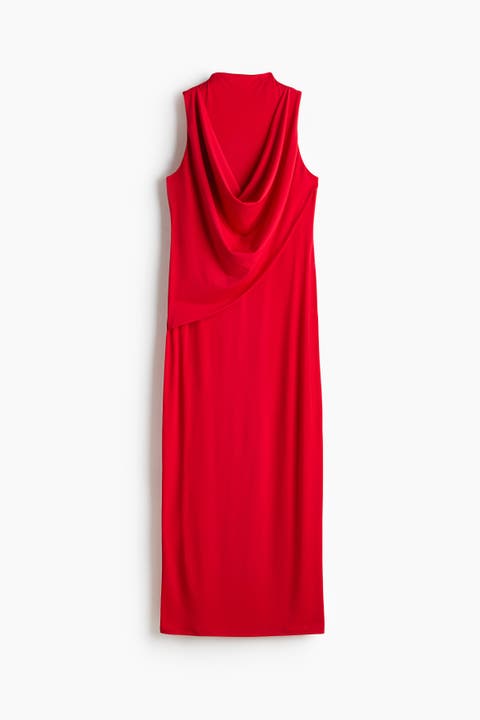 Draped Maxi Dress