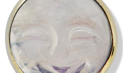 Anzie Classique Carved Moonstone Face Pendant