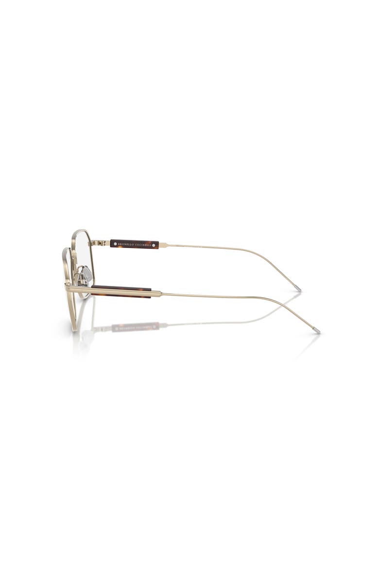 54mm Rectangle optical glasses, Alternate, color, Gold