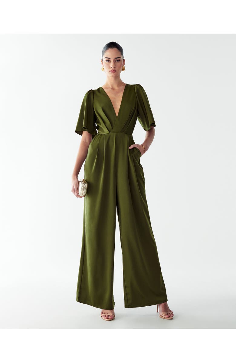 WILLA Omaha Jumpsuit, Main, color, Olive Green