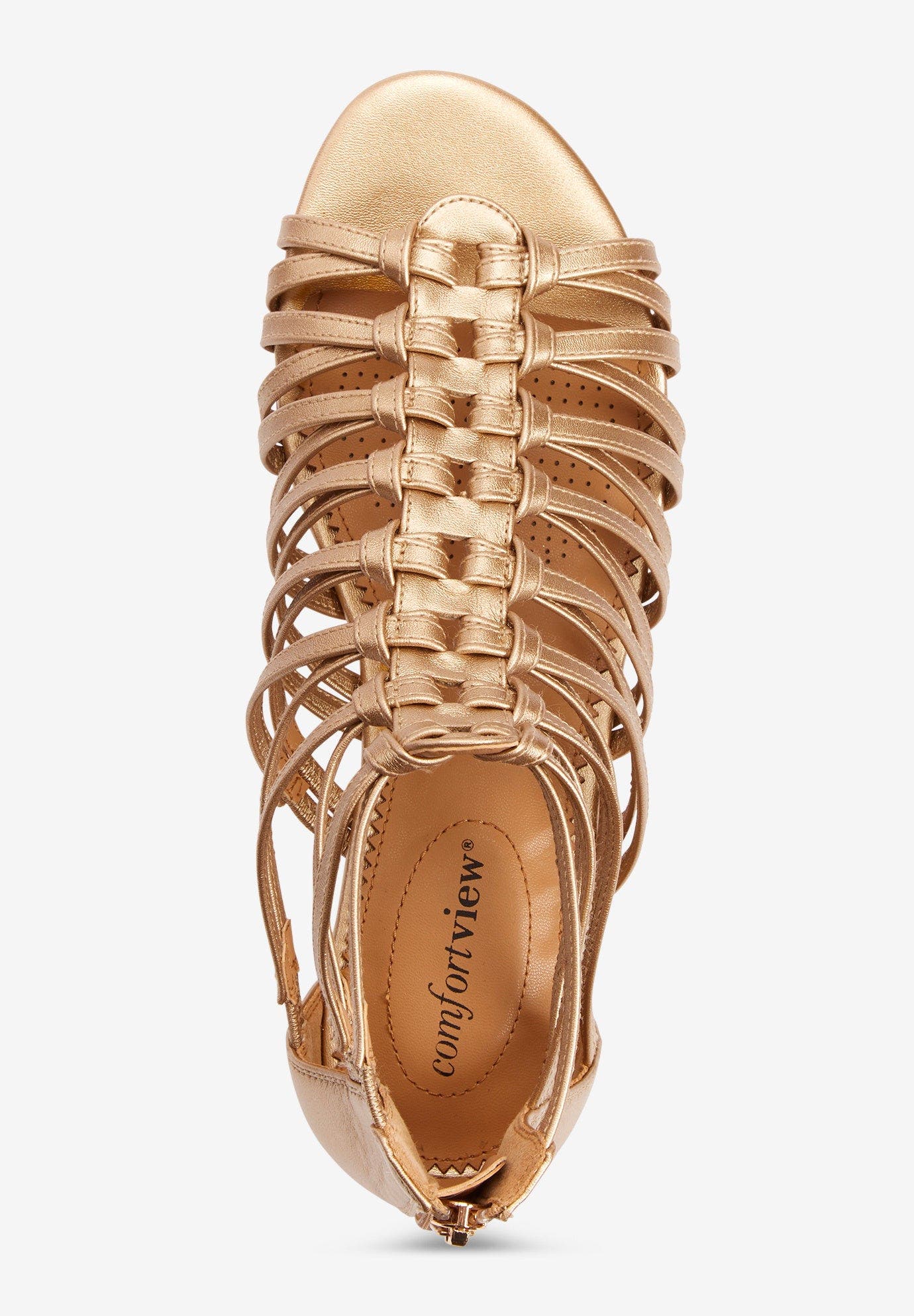 The Helen Sandal, Alternate, color, GOLD