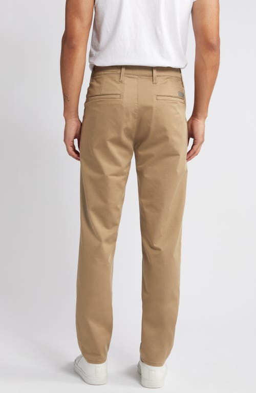 Ag Kullen Flat Front Cotton Blend Chinos In Honey Oak