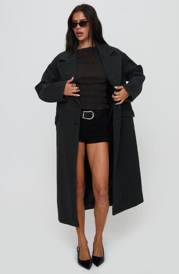 Night Shift Double Breasted Trench Coat
