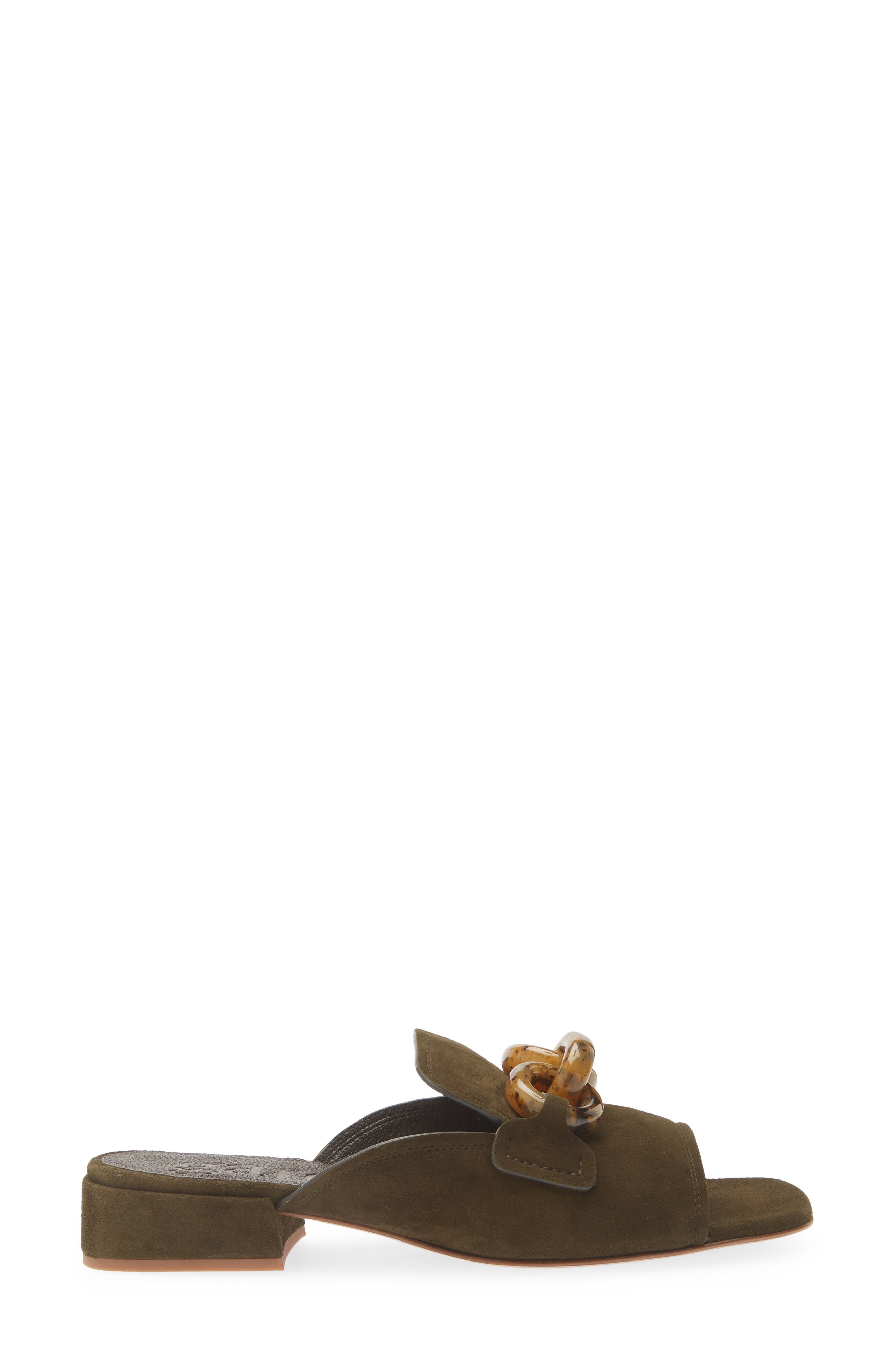 Enna Slide Sandal, Alternate, color, GATOR PLUSH SUEDE-TORTOISE