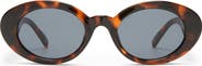 Le Specs Nouveau Vie 50mm Oval Sunglasses