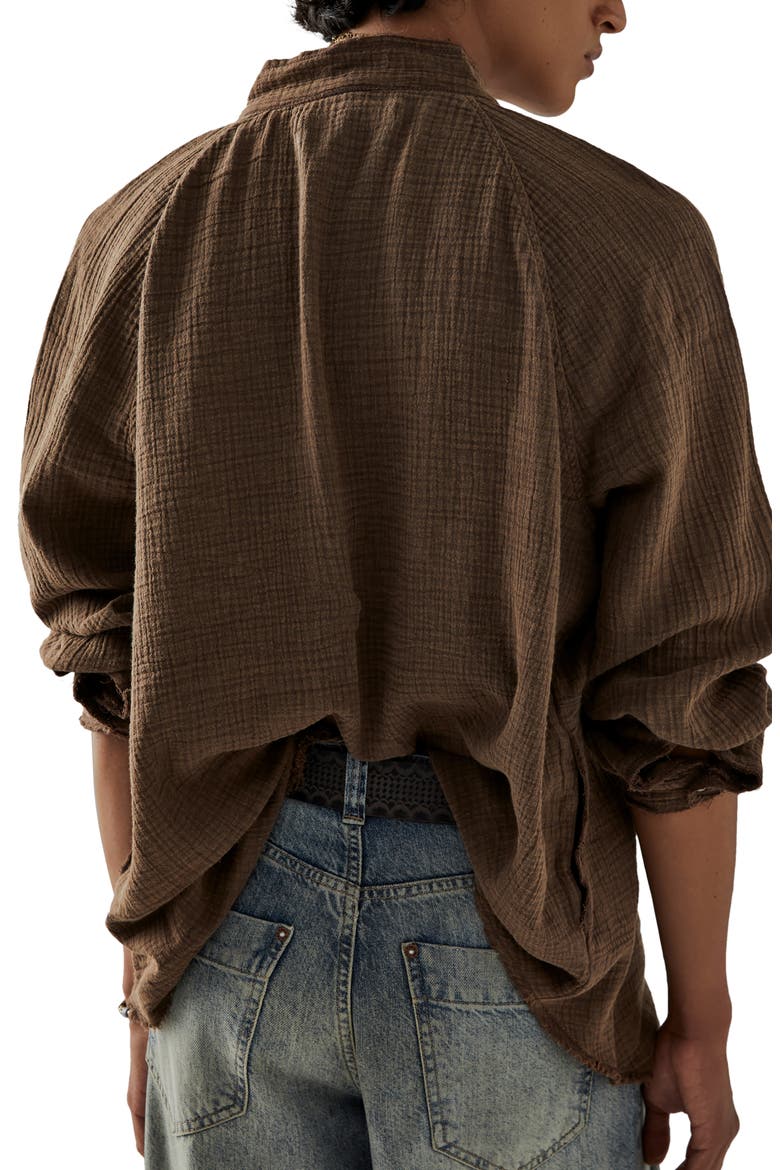 Summer Daydream Tunic Shirt, Alternate, color, ESPRESSO MARTINI