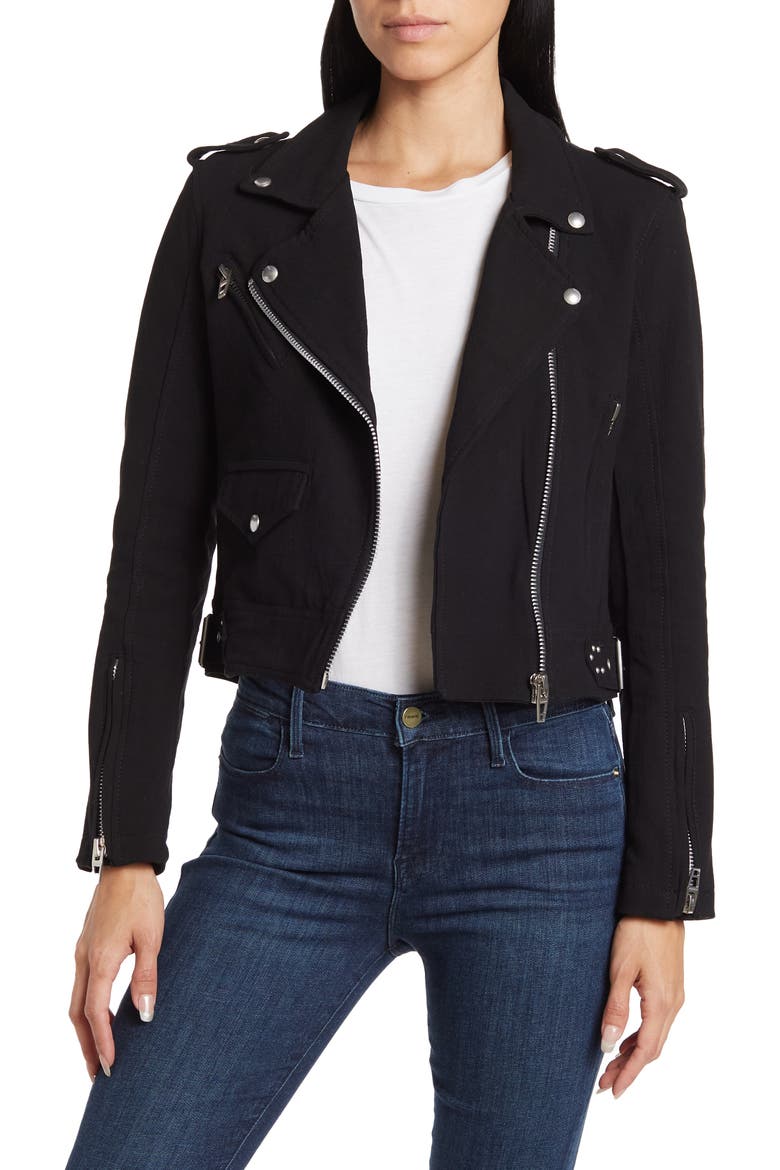 Crepe Moto Jacket, Main, color, MOTOR CITY