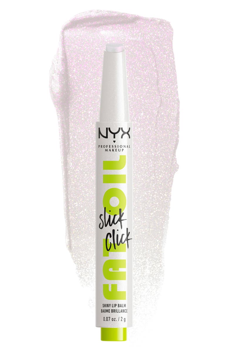 NYX PROFESSIONAL MAKEUP Fat Oil Slick Click Shiny Lip Balm, Alternate, color, Main Character