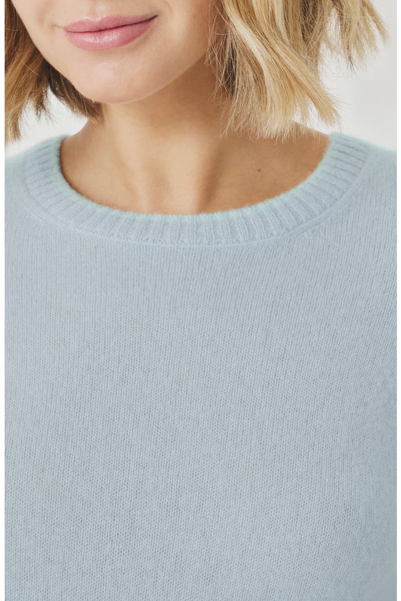 Emerson Tipped Sweater, Alternate, color, COUNTRY AIR/ LIGHT MINT