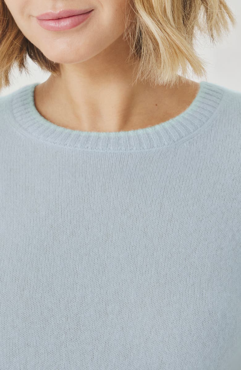 Splendid Emerson Tipped Sweater, Alternate, color, Country Air/ Light Mint