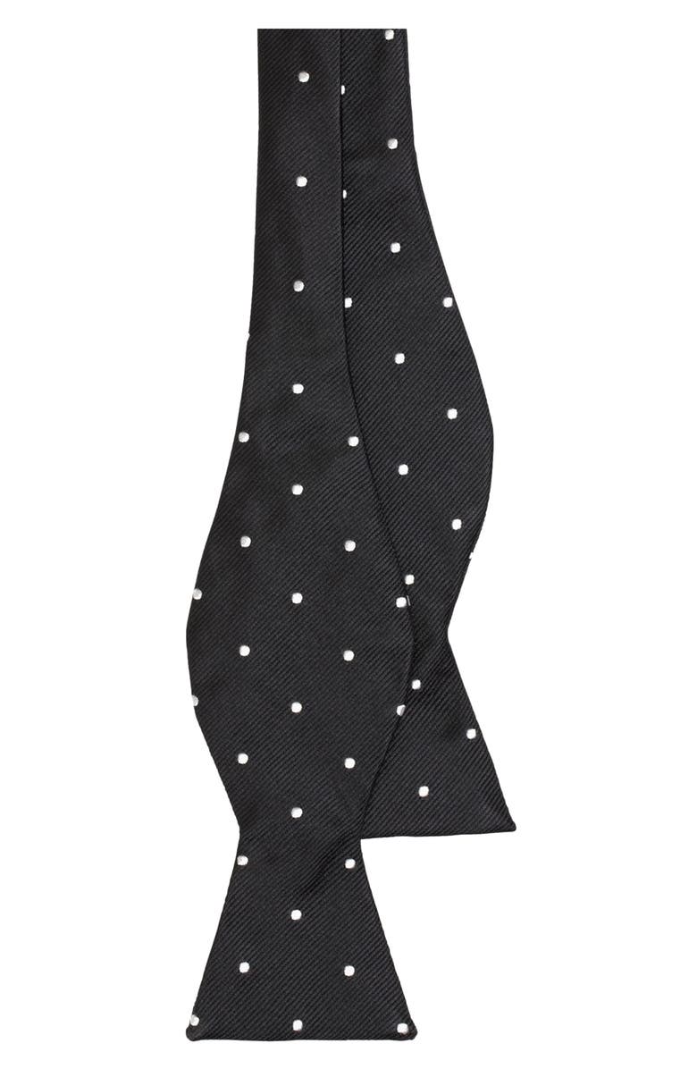 Brooks Brothers Dot Silk Bow Tie, Alternate, color, 