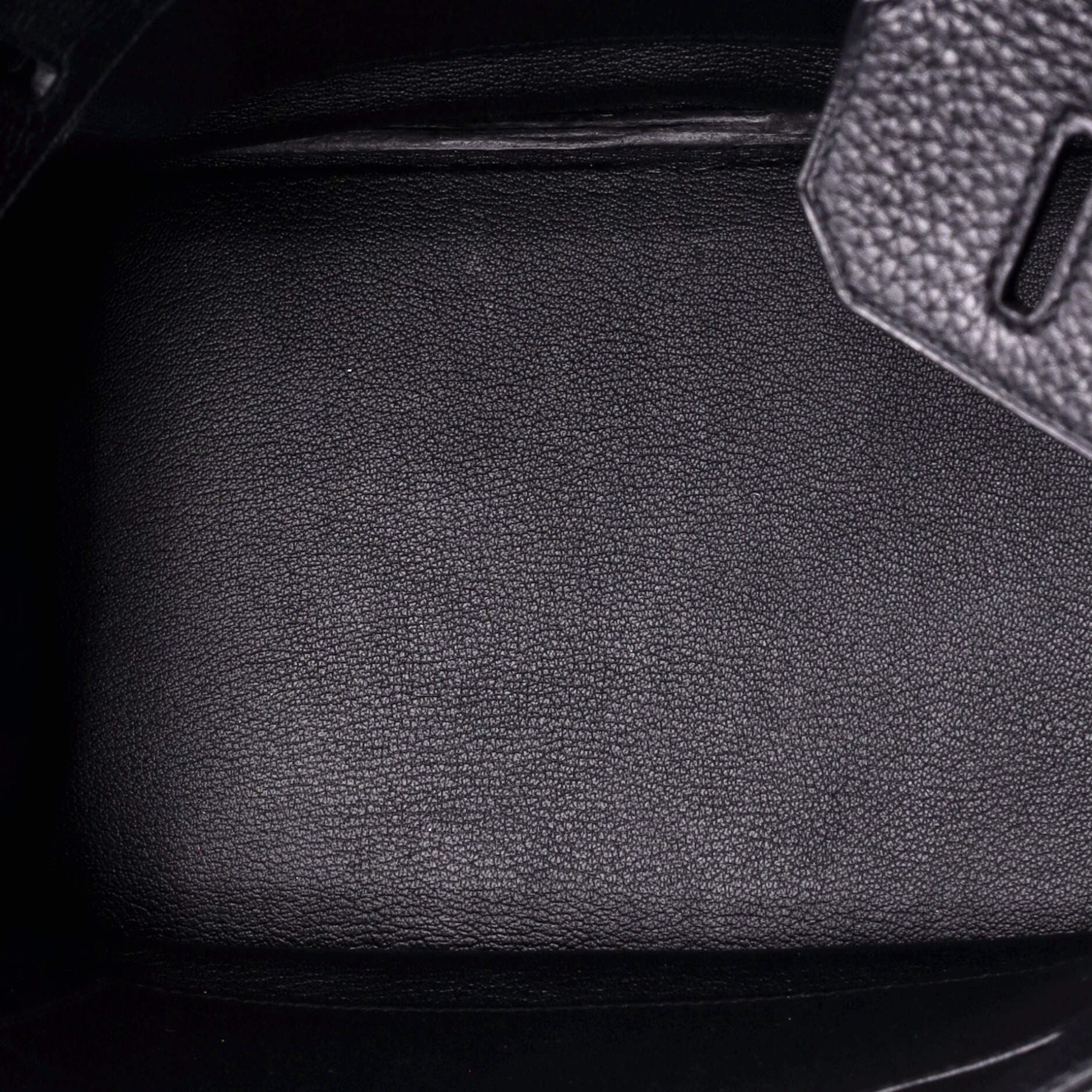 Pre-Owned Hermes Birkin Handbag Black Clemence with Palladium Hardware 30, Alternate, color, 