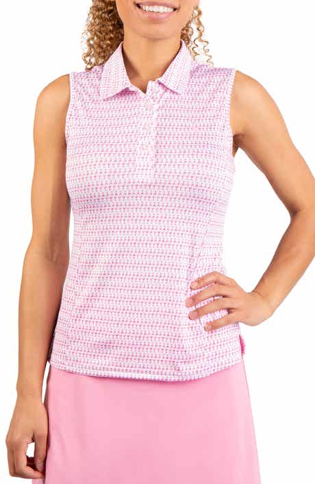 Martini Glass Print Polo Tank