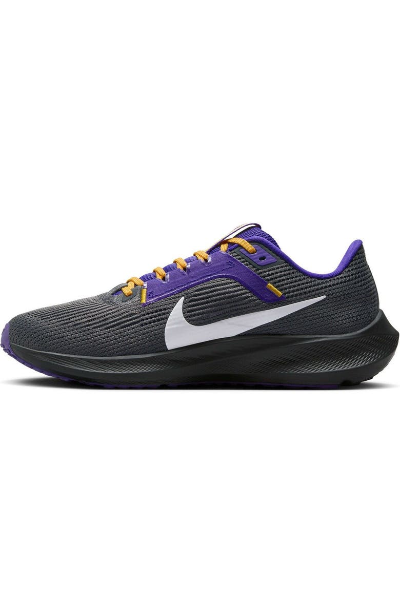 Nike Unisex Nike Anthracite Minnesota Vikings Zoom Pegasus 40 Running Shoe, Alternate, color,
