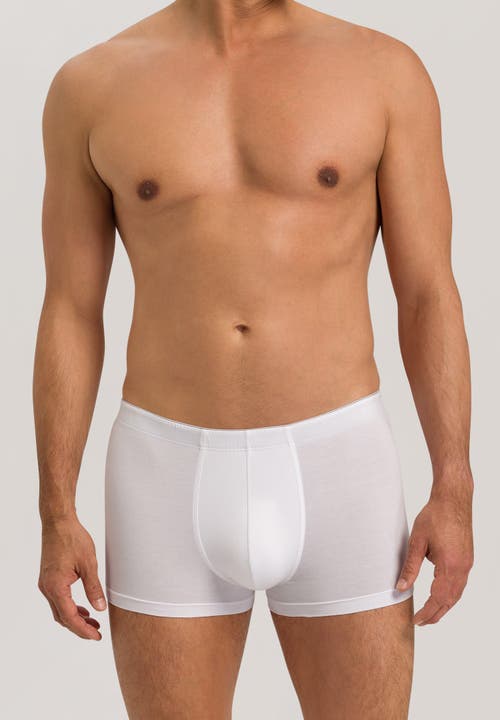 Hanro Cotton Superior Cotton Boxer Brief In White