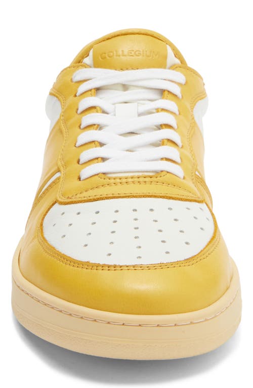 Collegium Pillar Destroyer Low Top Sneaker In Yellow