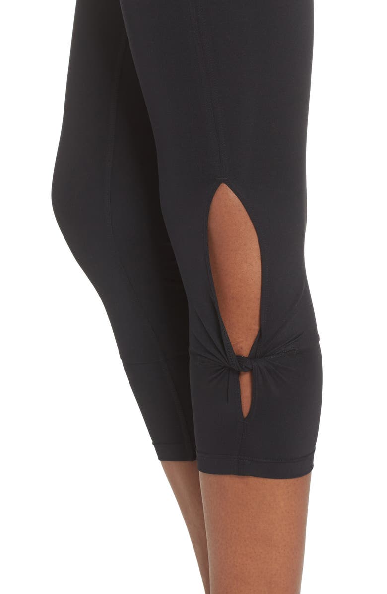 Zella Katya High Waist Recycled Crop Leggings, Alternate, color, 