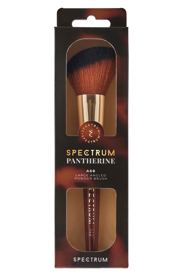Pantherine Large Angled Powder Brush, Alternate, color, BROWN