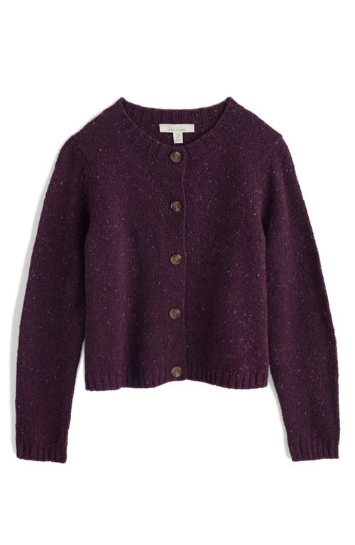 Seasalt Cornwall Dawson Pick Merino Wool Blend Cardigan In Black