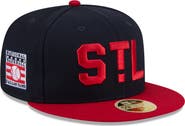 New Era Men's New Era Navy/Red St. Louis Cardinals 2026 Baseball Hall of Fame 59FIFTY Fitted Hat