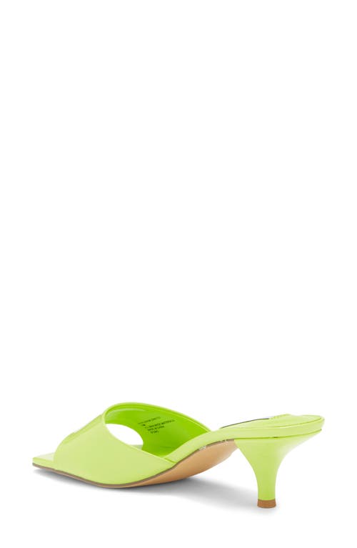 Steve Madden Marlon Slide Sandal In Lime