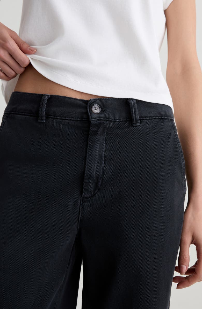 AG Fairfax Ankle Straight Leg Jeans, Alternate, color, Sulfur Black