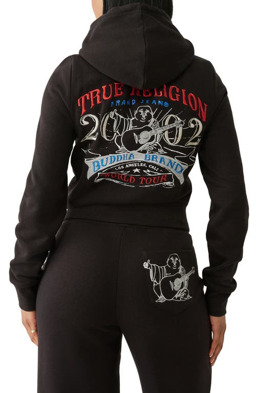 True Religion Classic Zip Hoodie In Black