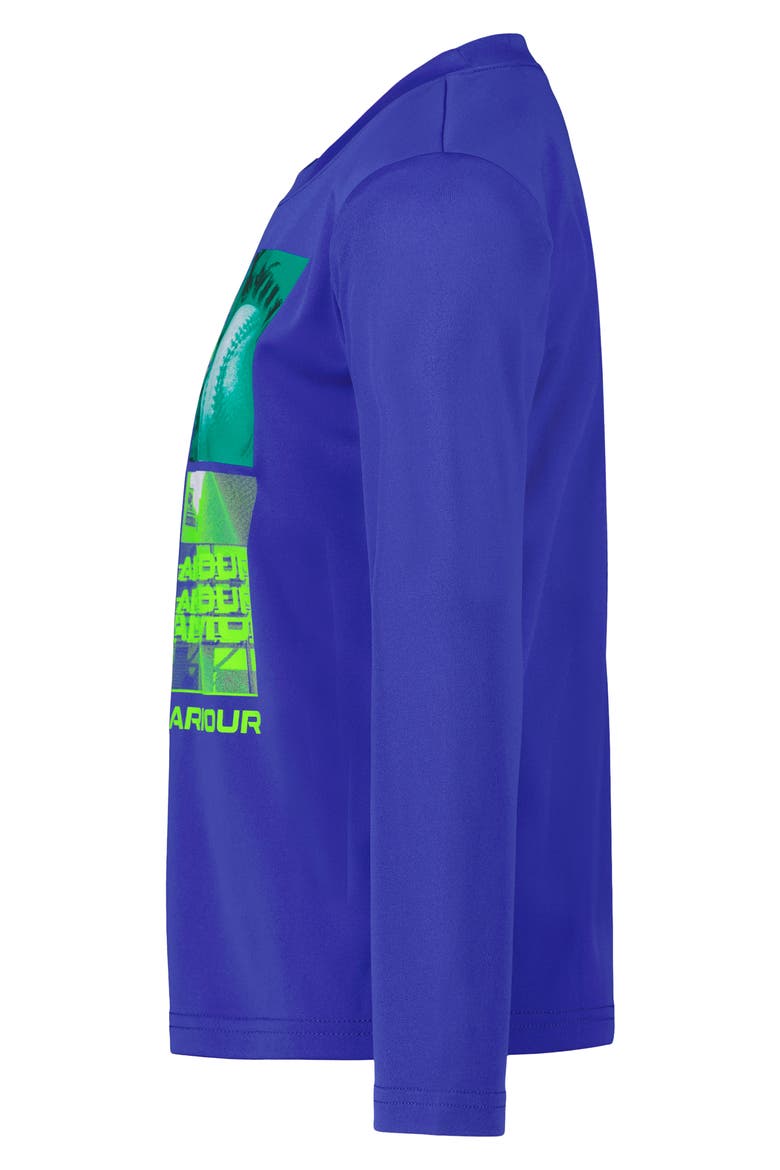 Kids' Baseball Graphic Performance Long Sleeve T-Shirt, Alternate, color, TEAM ROYAL