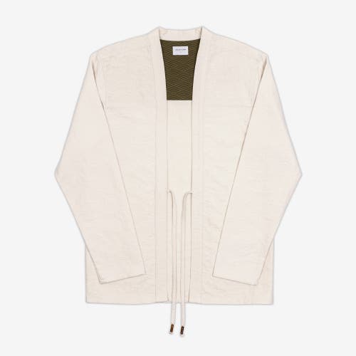 Akashi-kama Noragi Jacket In White