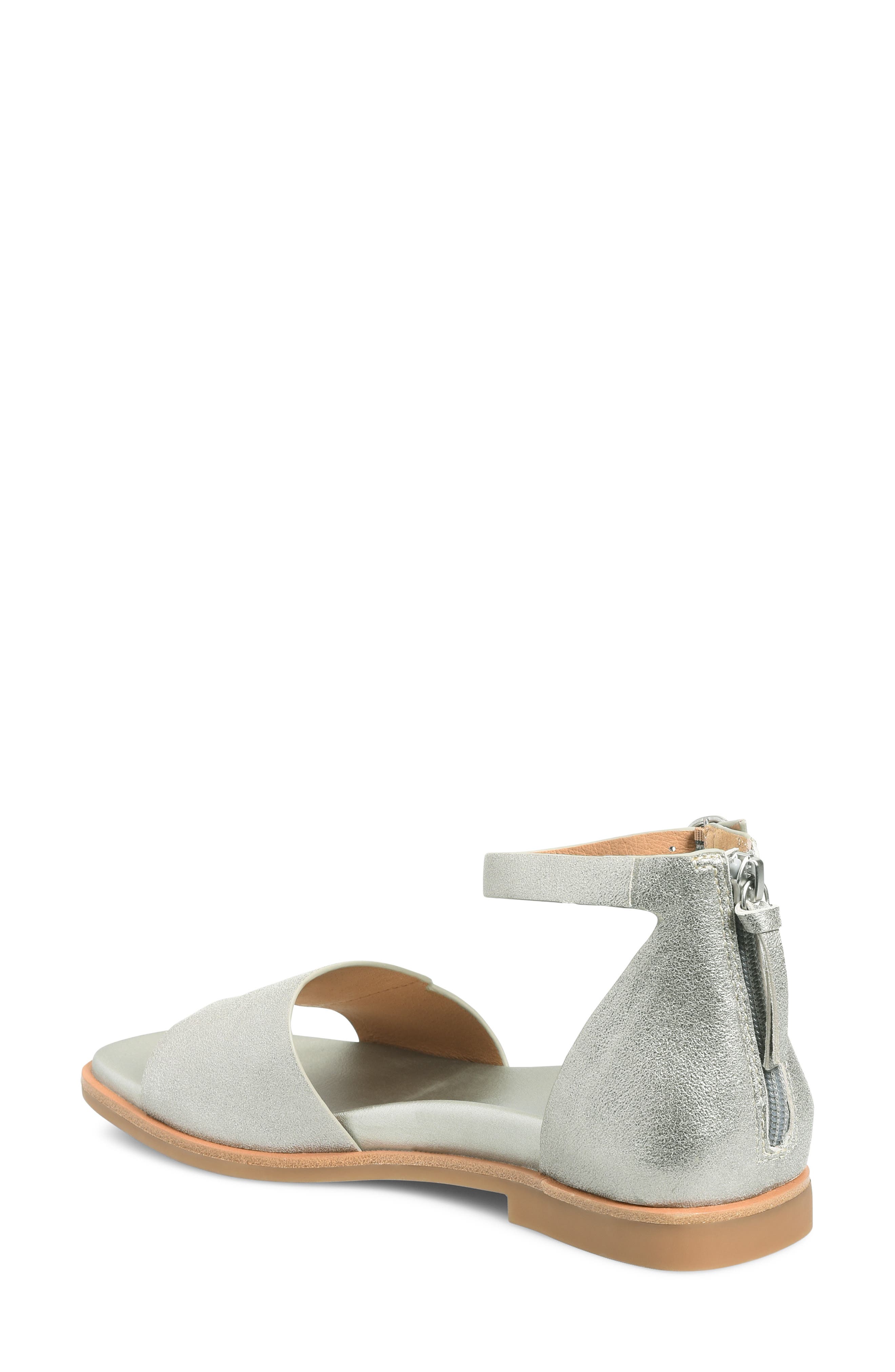 Söfft Reyna Ankle Strap Sandal, Alternate, color, Anthracite