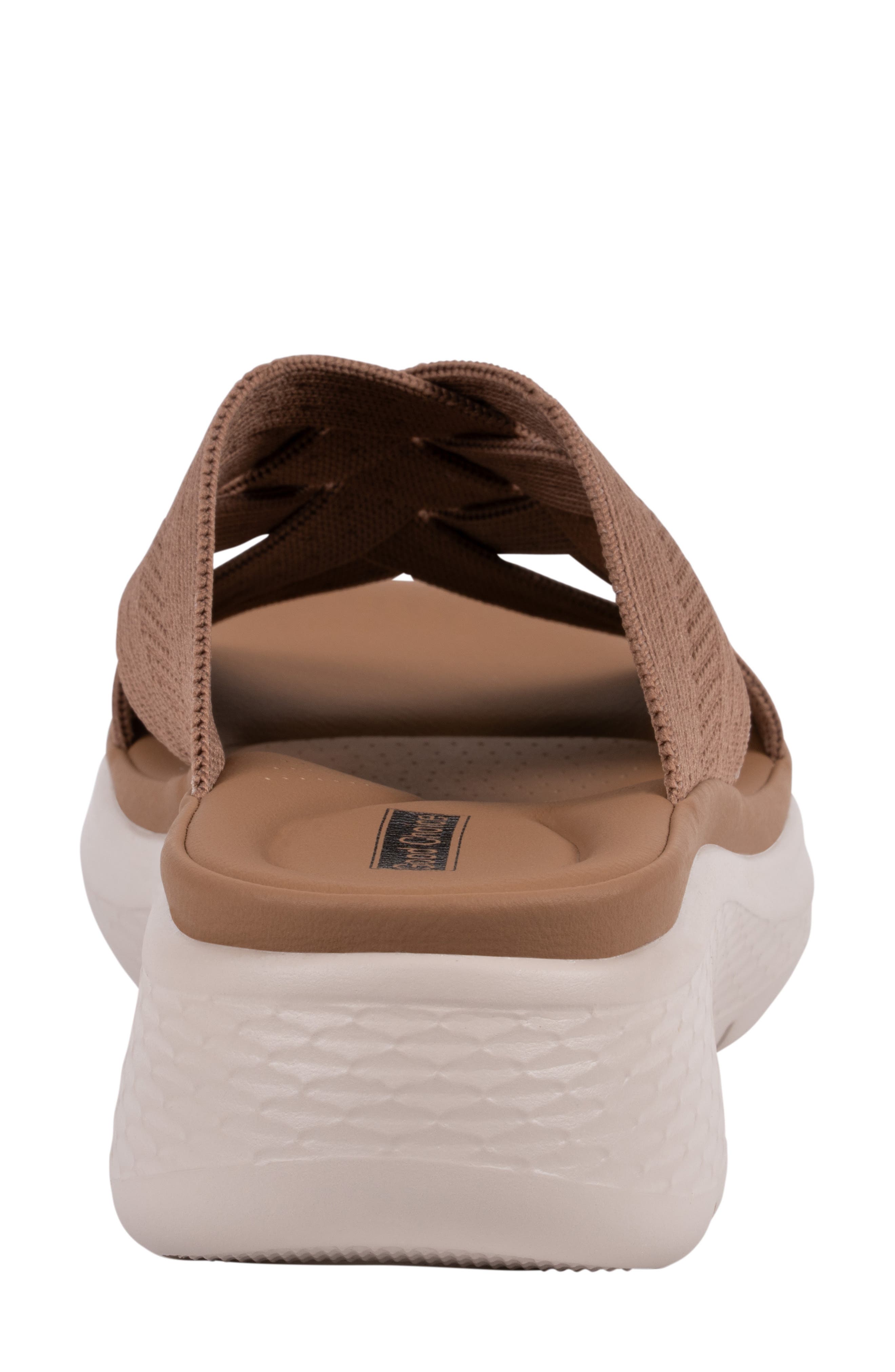 Sellena Slide Sandal, Alternate, color, BROWN