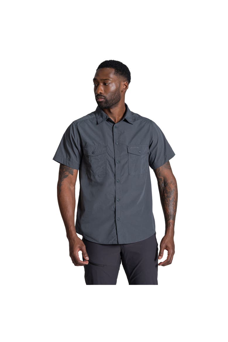 Kiwi Ii Short-sleeved Shirt, Alternate, color, Dark Grey