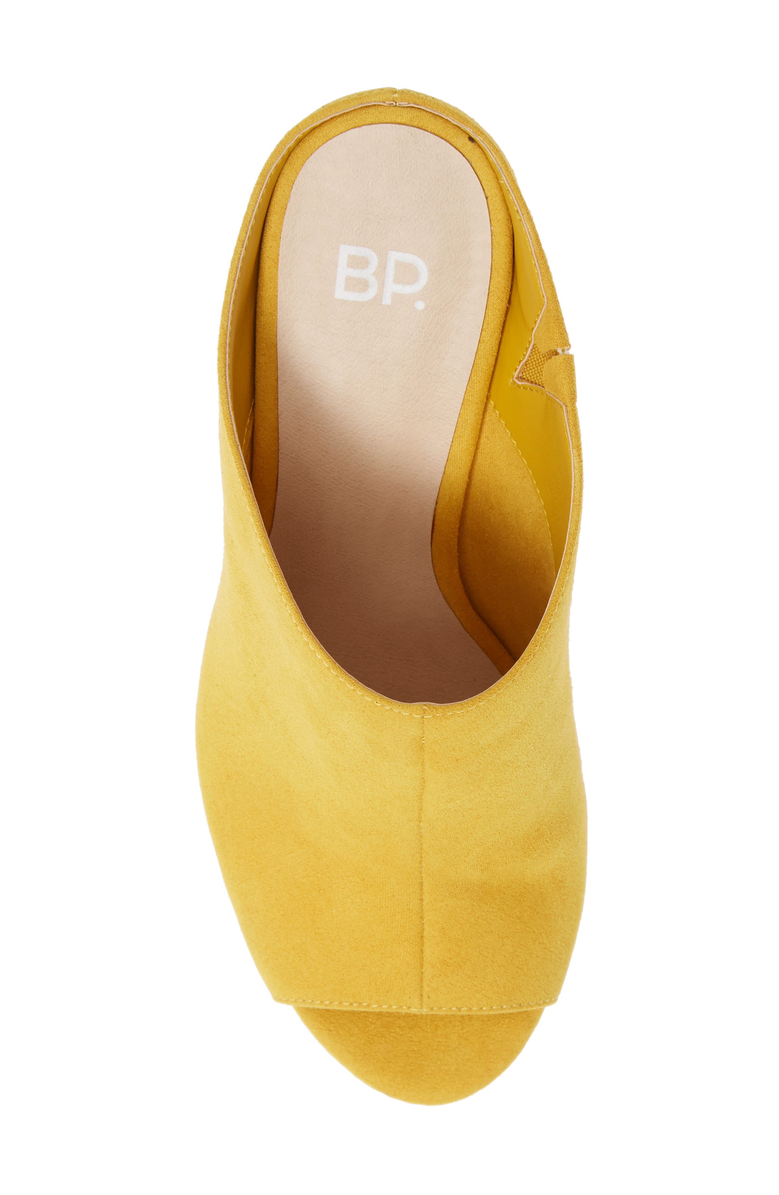 Gretta Sandal, Alternate, color, MUSTARD FAUX SUEDE