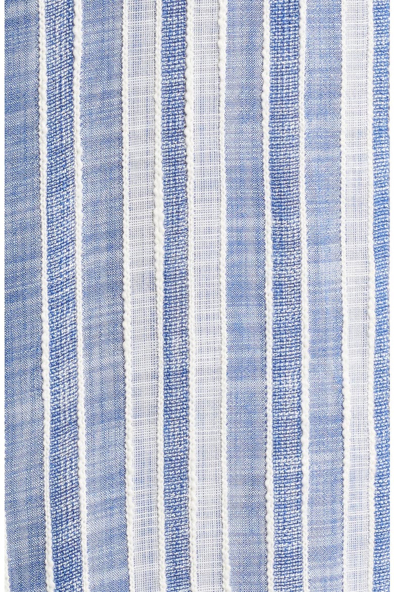 Penning Stripe Short Sleeve Button-Up Shirt, Alternate, color, BLUE
