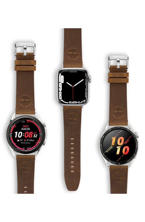 Leather 22mm Smart Watch Watchband