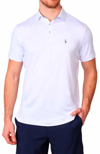 TailorByrd Solid Mélange Performance Polo