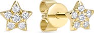 RON HAMI Diamond Star Stud Earrings