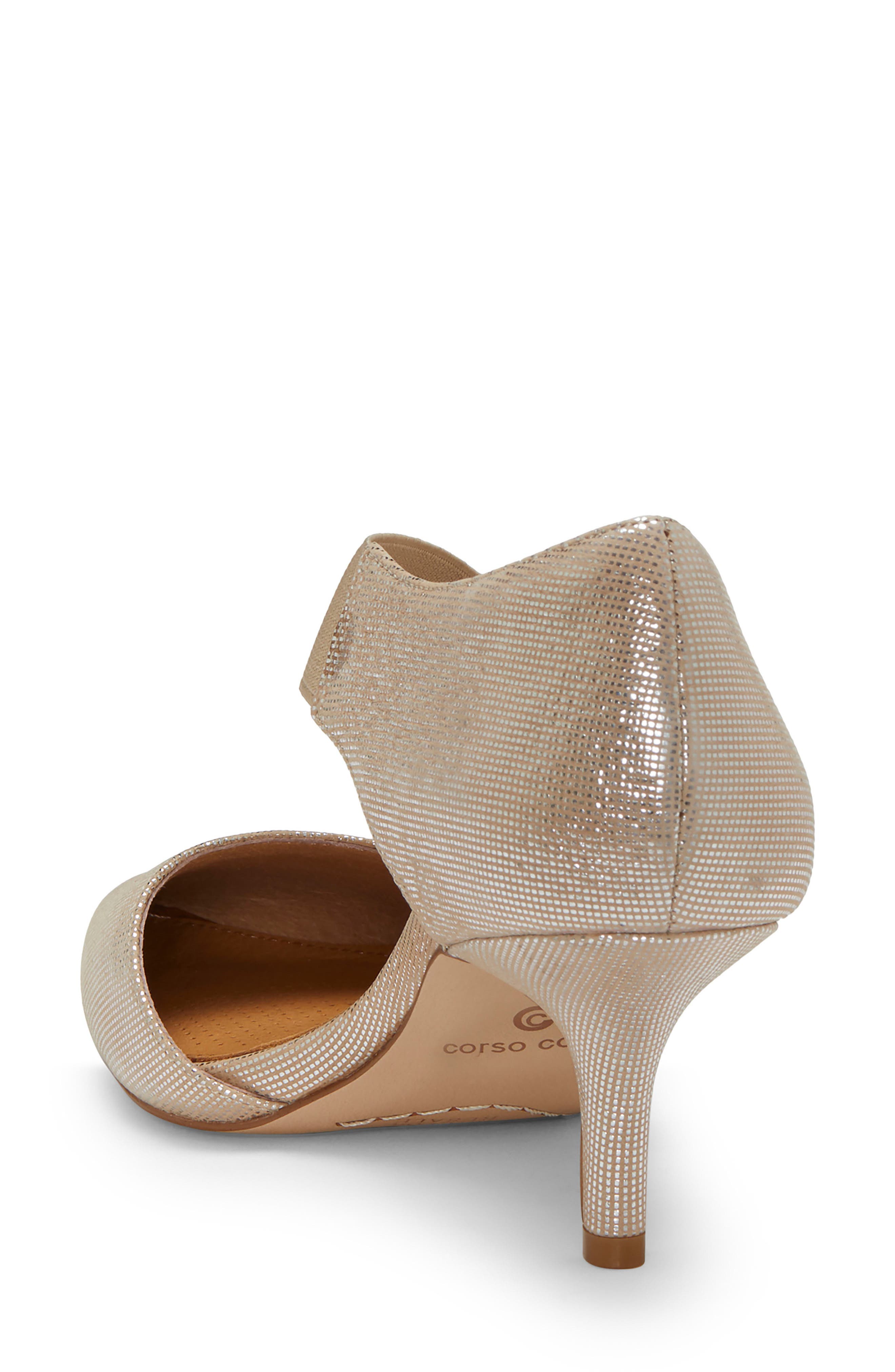 Denice Pump, Alternate, color, CHAMPAGNE LEATHER