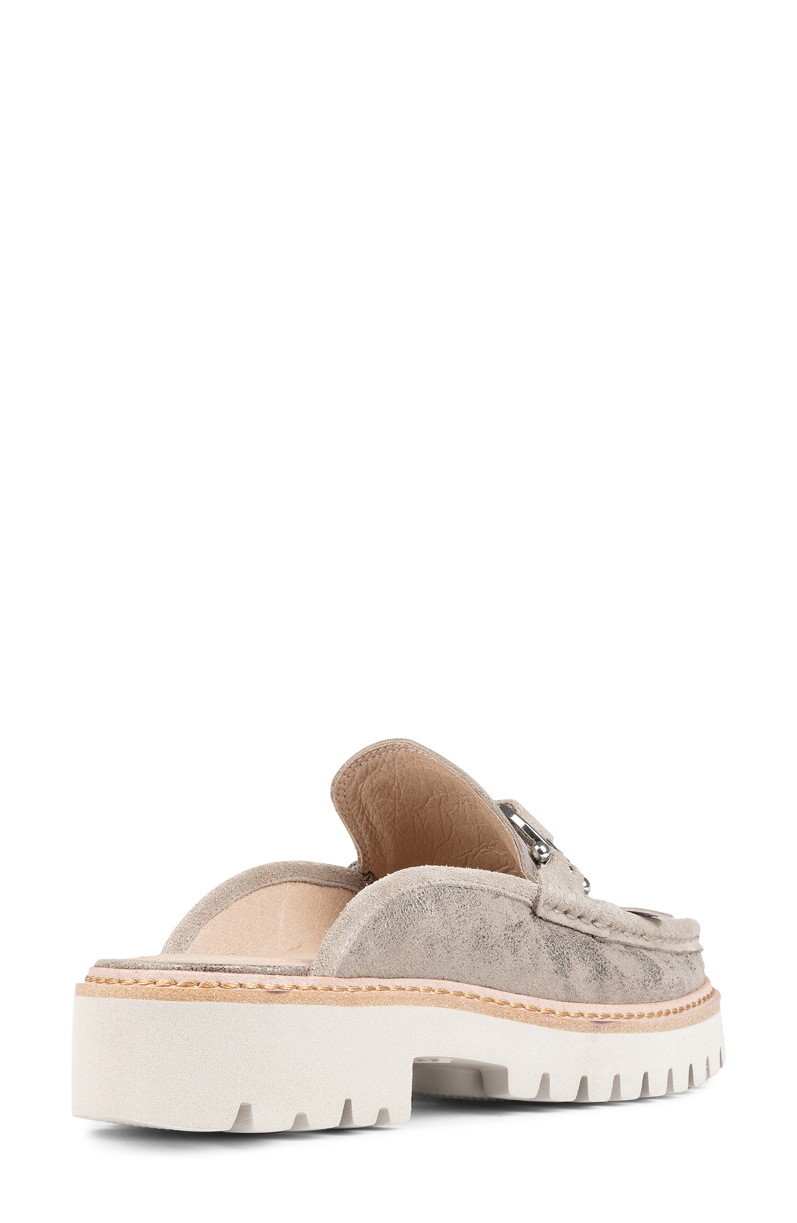 Donald Pliner Kiltie Fringe Moc Toe Loafer Mule, Alternate, color, 