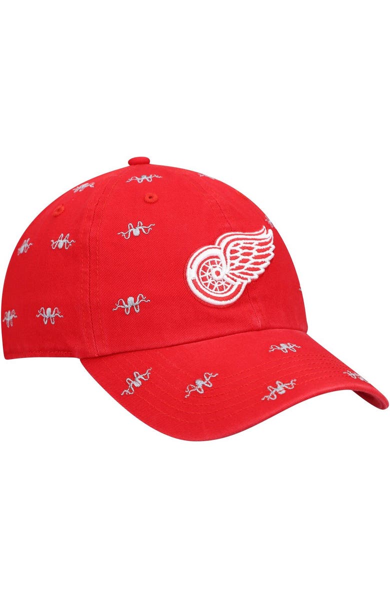'47 Women's '47 Red Detroit Red Wings Confetti Clean Up Logo Adjustable Hat, Alternate, color, 