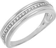 Carrière Jewelry Triple-Row Diamond Ring - 0.07ct.