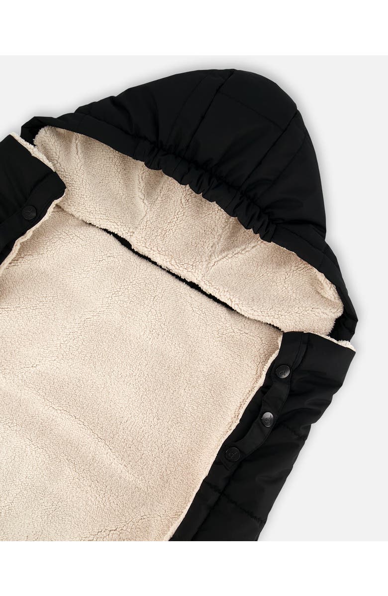 Deux par Deux Baby Unisex Multifunction 3-In-1 Envelope Black, Alternate, color, 