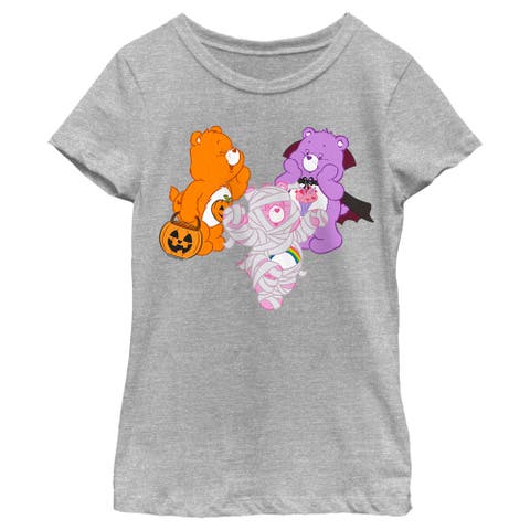Girl's Care Bears Halloween Bears  Graphic T-Shirt
